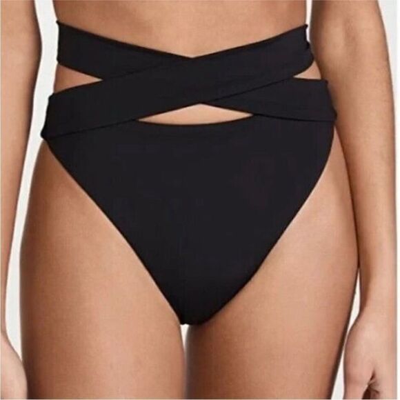 Good American NWT 10 Ways To Wear Bikini Bottom Black Size 3X - Picture 1 of 8